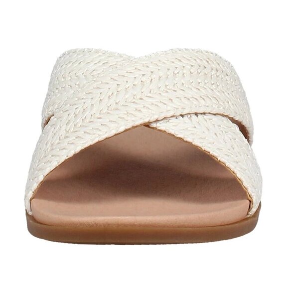 Draper James Women's Raffia Sandal, White - Picture 3 of 5